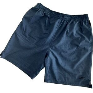 Speedo Mens‎ ColorBlock Swim Trunks Shorts - Size L - Blue, Black